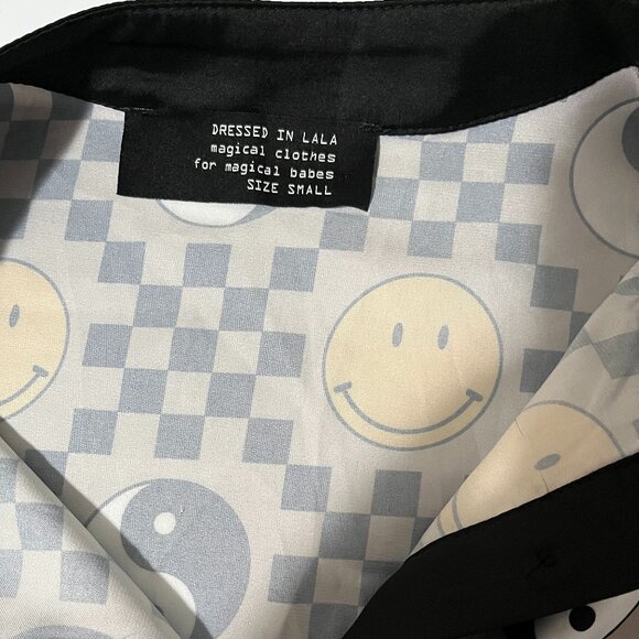 Dressed in LALA Groovy Girl Satin Playsuit TOP ONLY - Picture 4 of 4